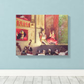 Cafe Concert Canvas Afdruk (Insitu (Houten vloer))