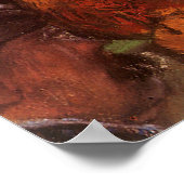 Cafe Concert in Les Ambassadeurs door Edgar Degas Poster (Hoek)