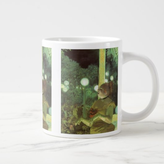 Cafe concert van Edgar Degas, kunst Extra Grote Mok (Rechts)