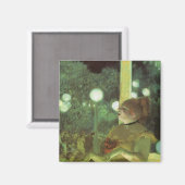 Cafe concert van Edgar Degas, kunst Magneet (Voorkant / Achterkant)