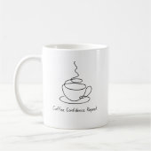 Café Confiance Répéter Mug (Gauche)