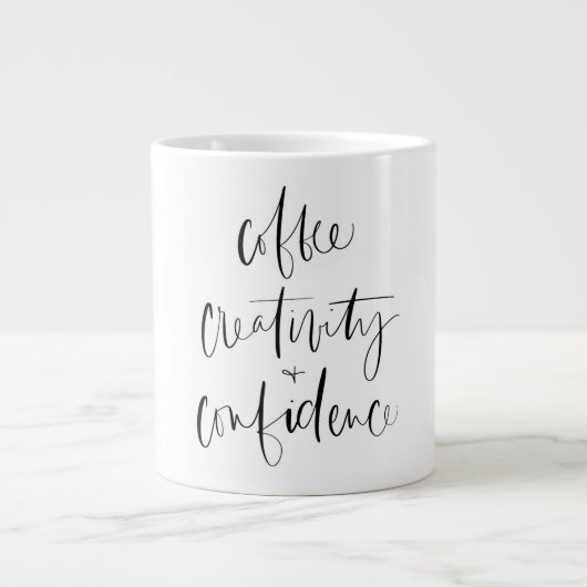 Café, créativité + Mug de confiance (Devant)