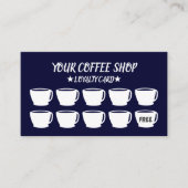 Café Cups Marine Café Shop Client Fidélité (Devant)