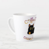 Café d'abord, chaos plus tard Tasse de Latte (Angle gauche)