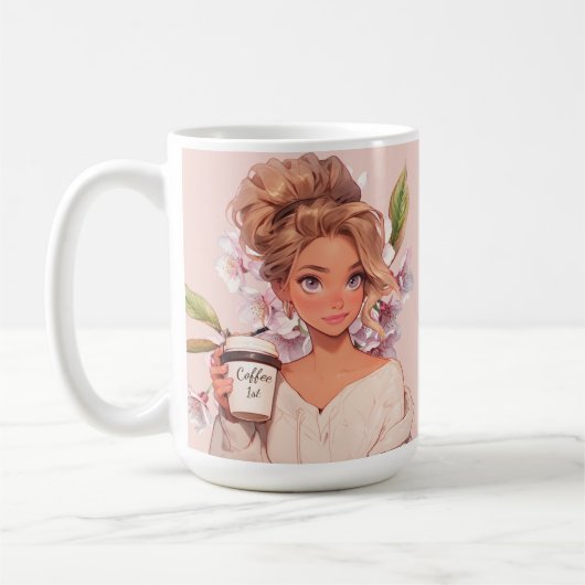 Café d'abord Mug (Gauche)