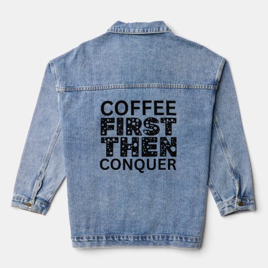 Café D'Abord, Puis Conquérir (Verso)