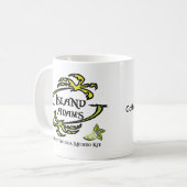 Café d'abord, une plus défunte tasse en céramique (Devant gauche)