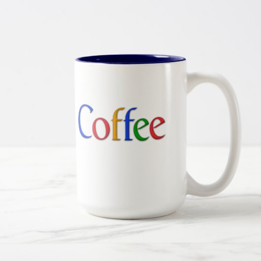 café dans la tasse de police google (Droit)