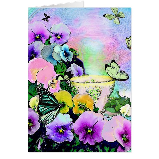 Café dans le jardin (Devant)