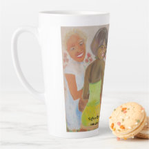 "Café Dans Le Jardin" Latte Mug