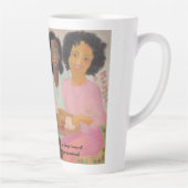 "Café Dans Le Jardin" Latte Mug (Droite)