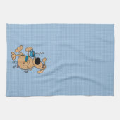 Café Day Chien serviette de cuisine (Horizontal)