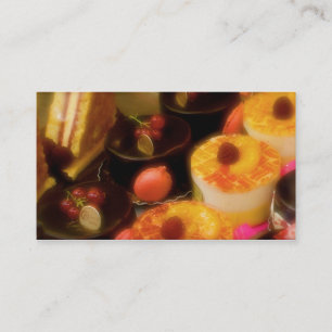 Café de boulangerie carte de visite