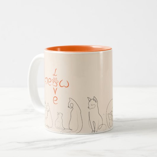 Café de chat Mug (Devant gauche)