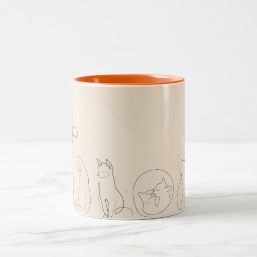 Café de chat Mug (Centre)