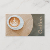 Café de conception sur le café simple de fidélité (Devant)