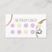 café de la carte de fidélité (Devant)