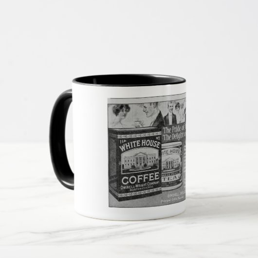 Café de la Maison Blanche et thé Mug (Devant gauche)