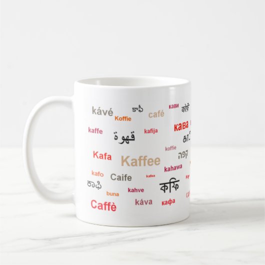 Café de la tasse du monde (en rouge) (Gauche)