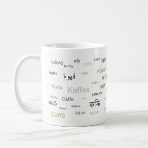 Café de la tasse du monde (en vert)