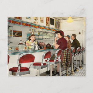 Cafe - De lokale hangout 1941 Briefkaart