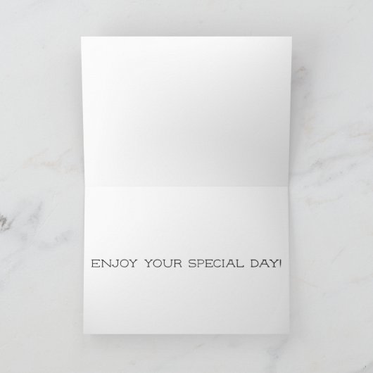 Café de style rétro Carte d'anniversaire à thème ( (Intérieur)