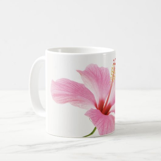 Café d'hibiscus rose / tasse de thé (Devant gauche)
