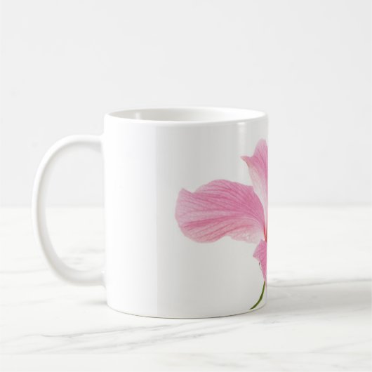 Café d'hibiscus rose / tasse de thé (Gauche)