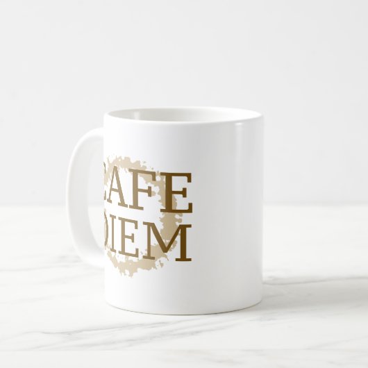Café Diem Café Mug (Devant gauche)