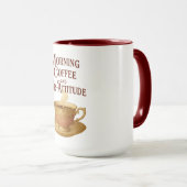 Café du matin et Mug Gr-Attitude (Devant droit)