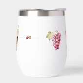 Café du matin Soirée Rosé Vin Temps Tumbler (Gauche)