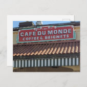Cafe Du Monde Beignet Briefkaart (Voorkant / Achterkant)