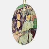 Cafe Du Monde  stijl Keramisch Ornament (Links)