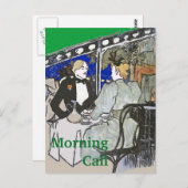 Cafe Du Monde  Style Briefkaart (Voorkant / Achterkant)