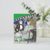 Cafe Du Monde Vintage Stijl Ansichtkaart Briefkaart (Staand voorkant)