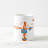 Café d'une tasse grande de grue (Centre)