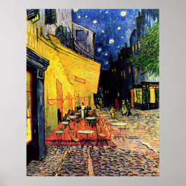 Café é terras bij nacht Vincent van Gogh High Poster
