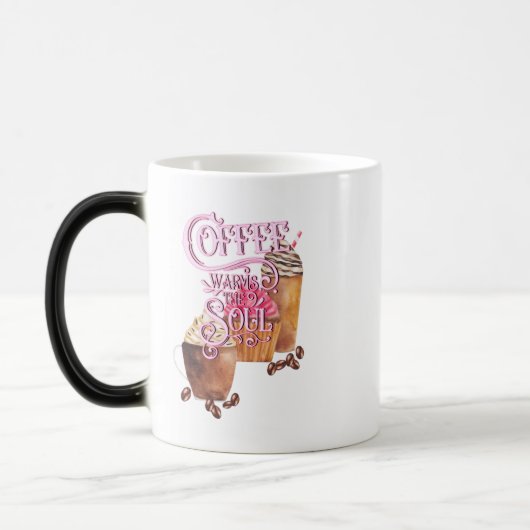 Café Échauffe L'Âme Morpher Mug (Gauche)