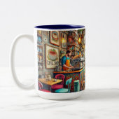 Café écotique à Melbourne Mug (Gauche)