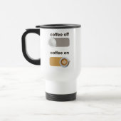 Café élégant sur café hors Mug de voyage (Gauche)