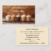 Café en Barista thema Visitekaartje (Voorkant / Achterkant)