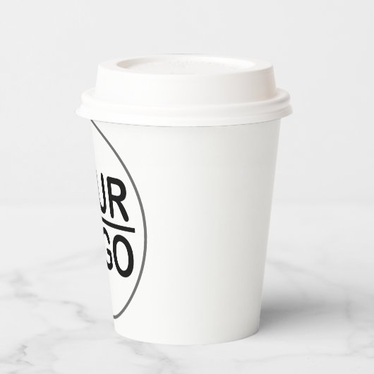 Café en carton avec couvercle Gobelet en carton (Gauche)