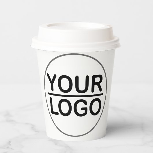 Café en carton avec couvercle Gobelet en carton (Recto)