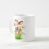 Café en céramique Mug-Cow Coffee Mug (Devant gauche)