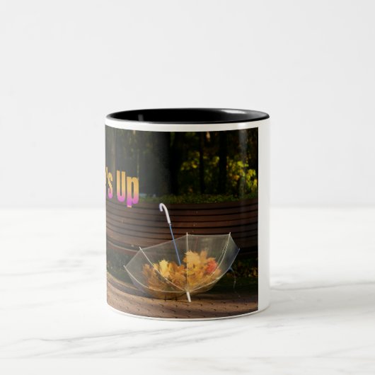 "Café en l'air" Café Mug (Centre)