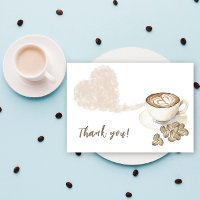 Café en préparation Baby shower Merci