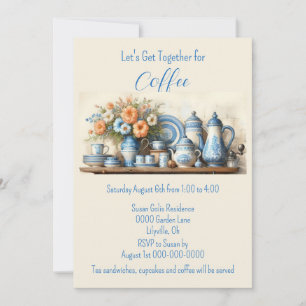 Café Ensemble Invitation De Fête