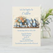 Café Ensemble Invitation De Fête (Debout devant)