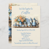 Café Ensemble Invitation De Fête (Devant / Derrière)