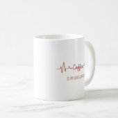 Café est la langue d'amour café ful Mug (Devant droit)